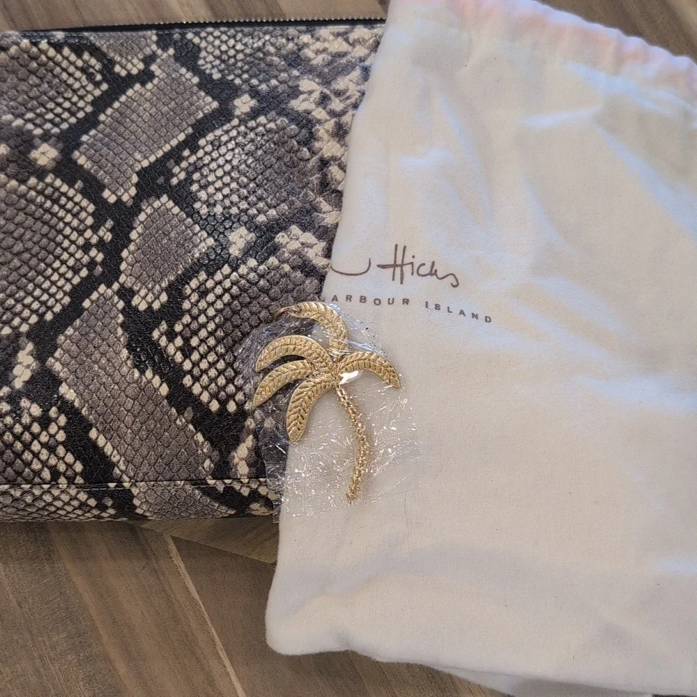 India Hicks Python Pouch - Picture 5 of 5